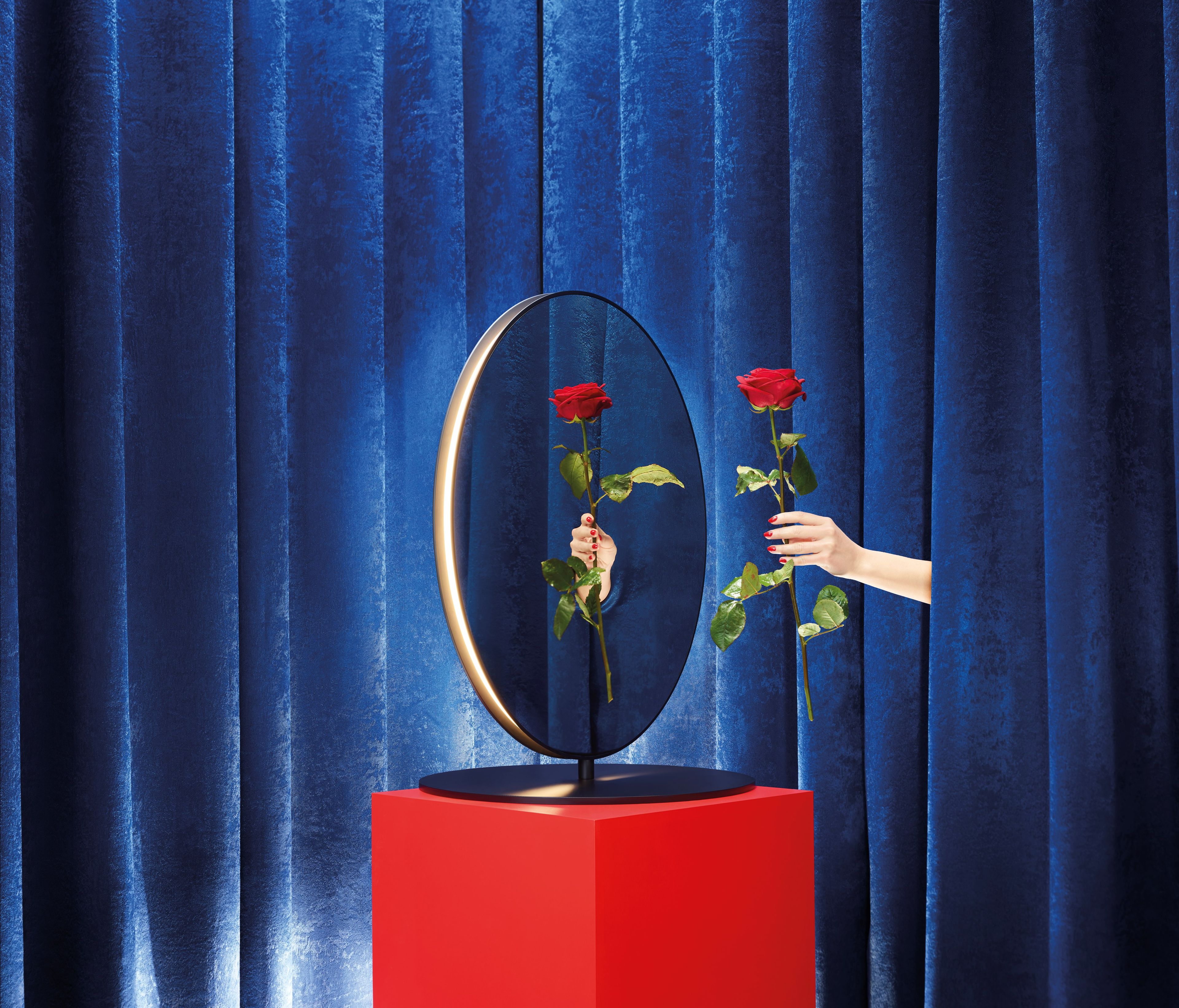 Двухстороннее напольное зеркало со встроенным освещением Artemide Se / eS ARCH-00114873 - Вид №13