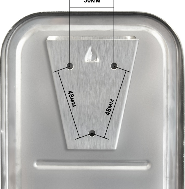 1402.099 Дозатор для жидкого мыла из нерж стали антивандальный 8608 PUFF  - Вид №7