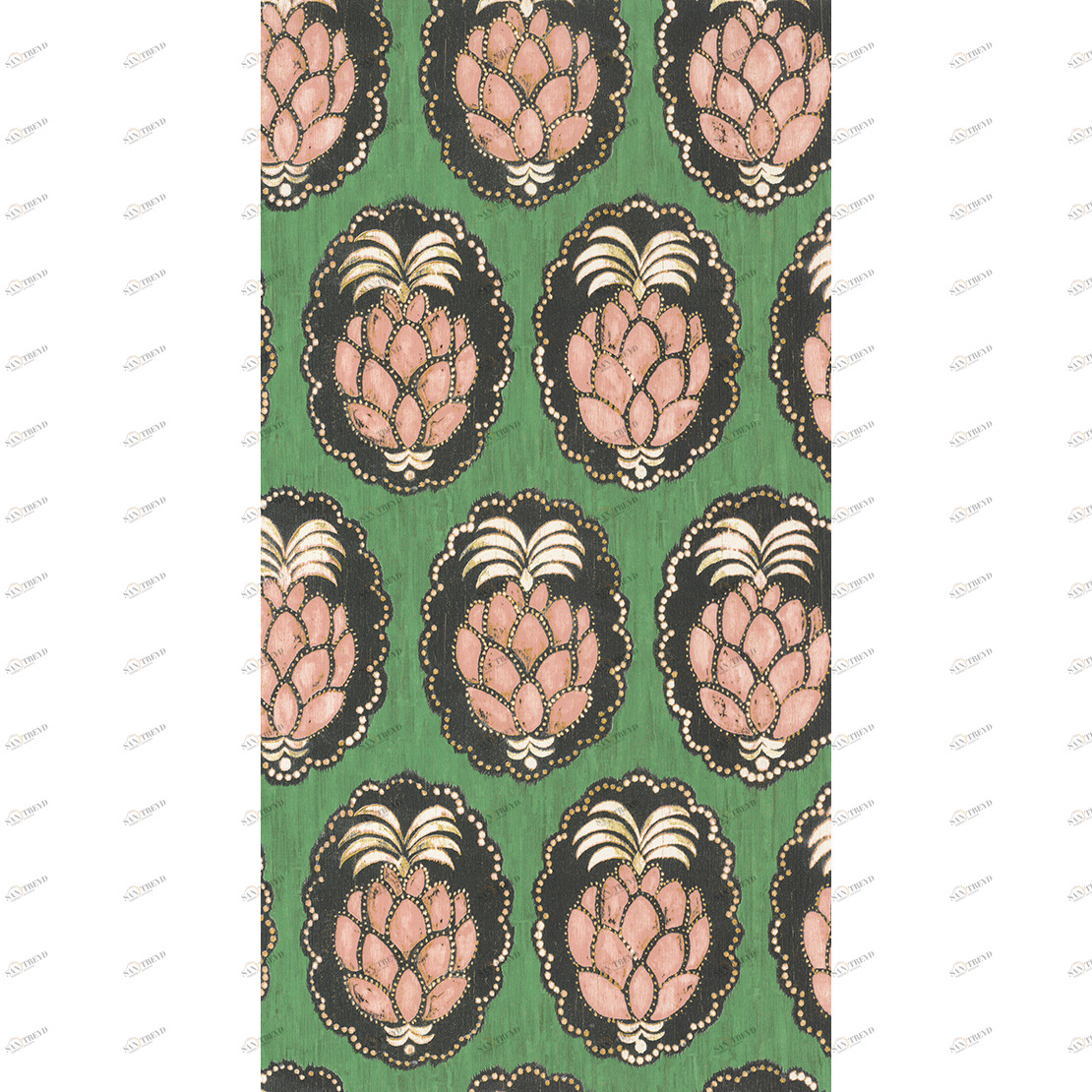 Рулон обоев CUBA CBBA84357434. Основа нетканый винил Casadeco