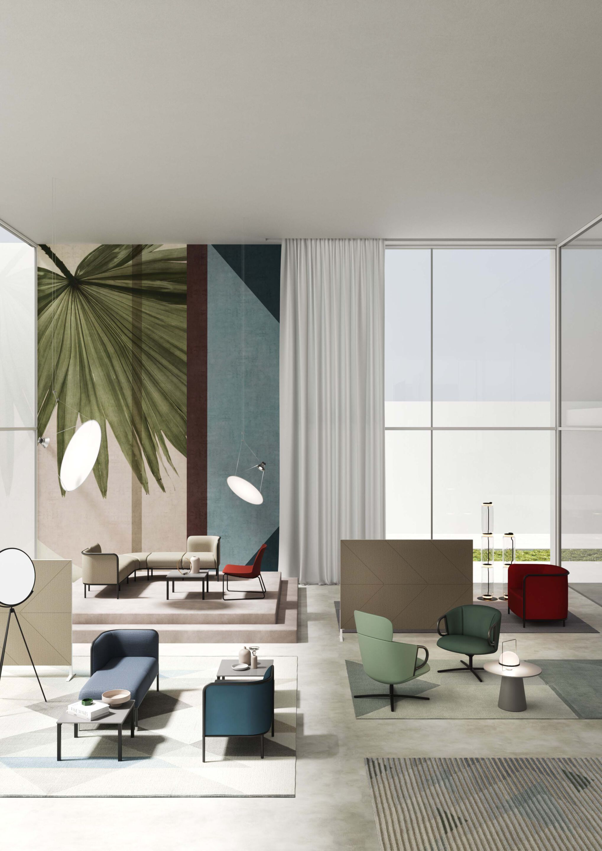 Низкий квадратный / прямоугольный журнальный столик в Compactop® GABER Claro / Step ARCH-00131431 - Вид №2