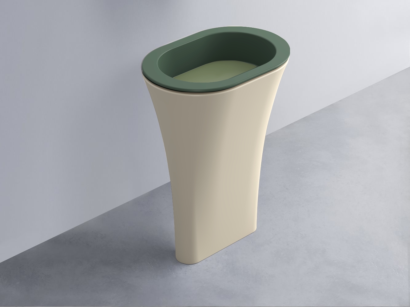 AMLA65-MU+AMPILO-AG+AMCOLO-LN Раковина Amedeo Ovale отдельностоящая cielo Enjoy + Amedeo Ceramica Cielo