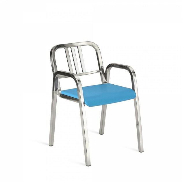 Emeco Штабелируемый алюминиевый стул с подлокотниками Nine-o™ sun-id-1504845 - Вид №7