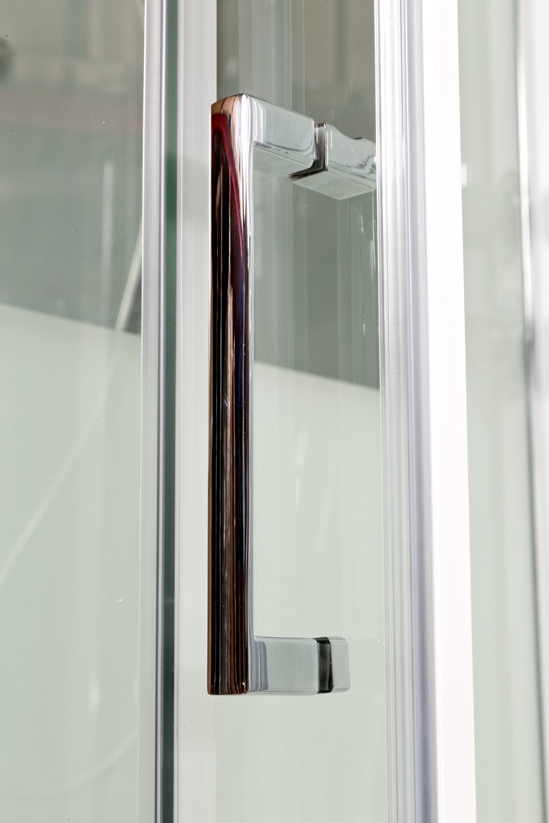 L 890 стандартная BLACK Душевая кабина DETO Серия L А09 LED с кнопкой - Вид №6