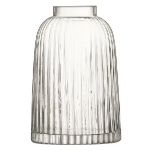 Ваза стеклянная прозрачная 20 см Pleat LSA INTERNATIONAL - 300599 Прозрачный