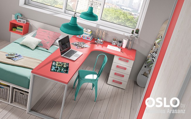 102685 Детская комната с модульной кроватью Ambiente 07 Arasanz Oslo Santreyd