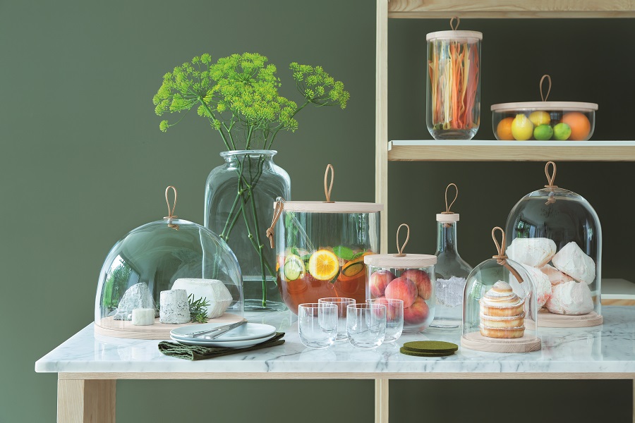 G1085-15-301 Чаша с деревянной крышкой из ясеня ivalo, 15,5 см LSA International  - Вид №3