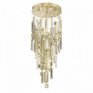 Светильник подвесной на 6 ламп 120х36,4 см серый Delight Collection PT68095-6 DELIGHT COLLECTION ДИЗАЙНЕРСКИЕ 00-3883157 Прозрачный;серый