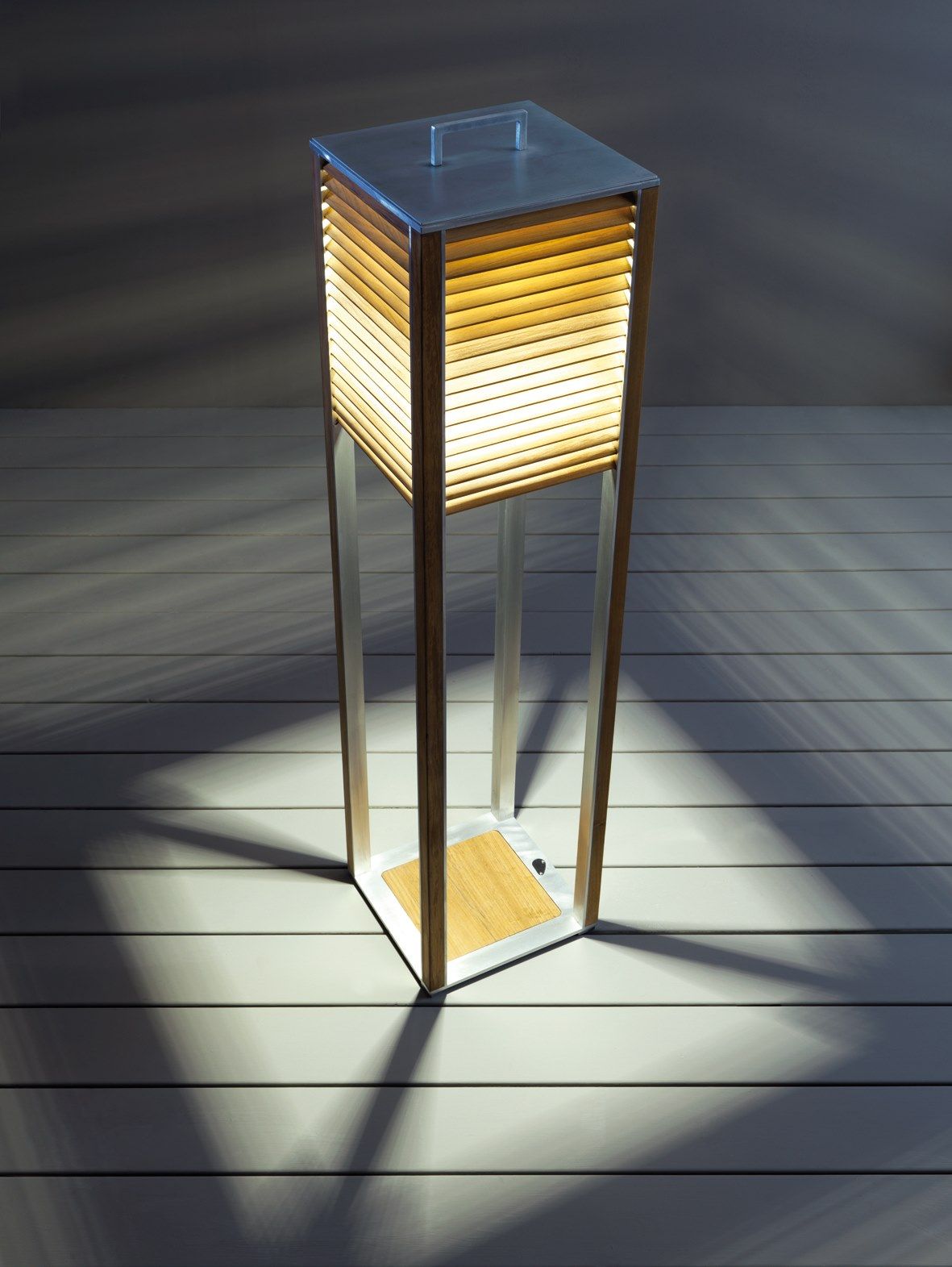 Напольная лампа из тикового дерева Ethimo имбирь ARCH-00037039 - Вид №7