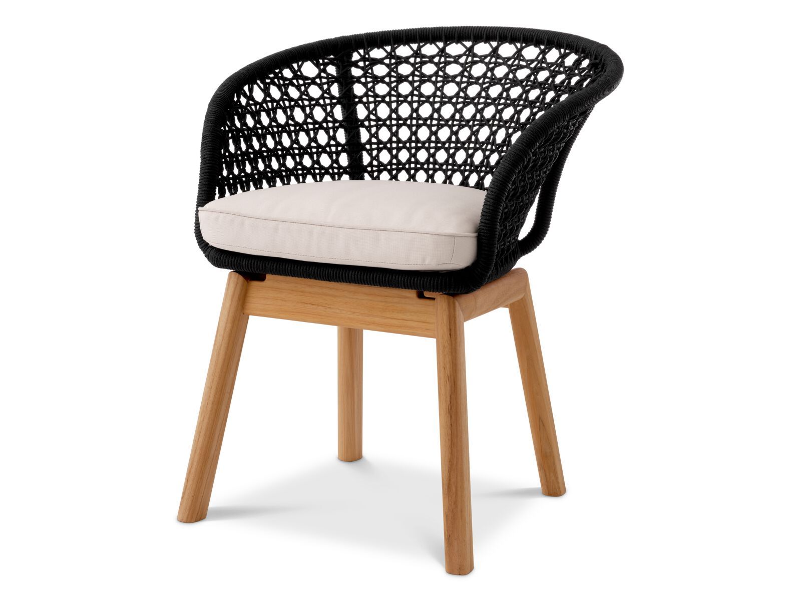 Стул для сада из тикового дерева с подлокотниками Eichholtz TRINITY ARCH-00002448