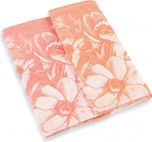 10636971 Яковлевский жаккард Набор полотенец кухонных Яковлевский Жаккард Фиалка 50х70см, 2шт, хлопок Ткань