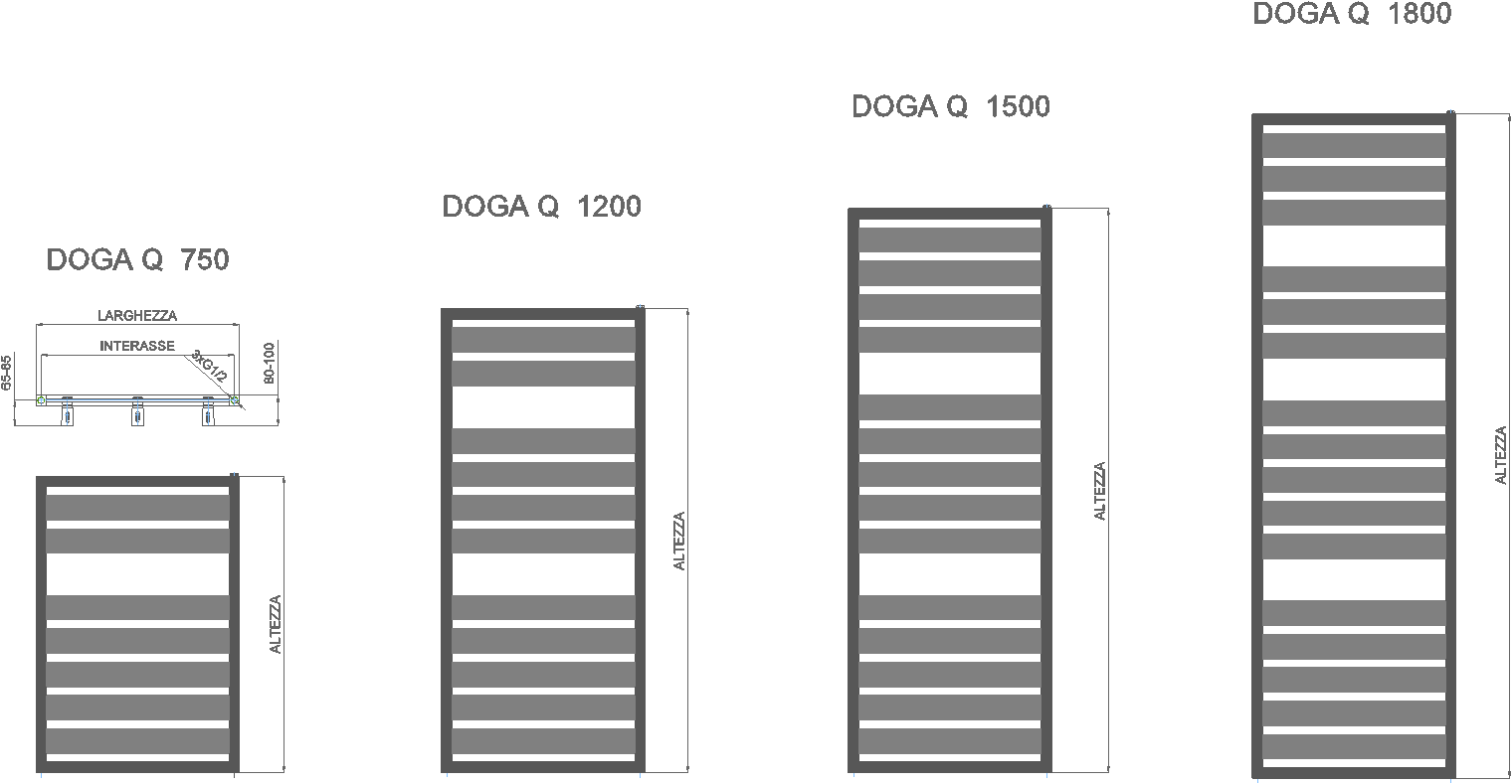 Geber Radiatori Настенный полотенцесушитель из стали с порошковым покрытием Termodesign sun-id-1350264 - Вид №7