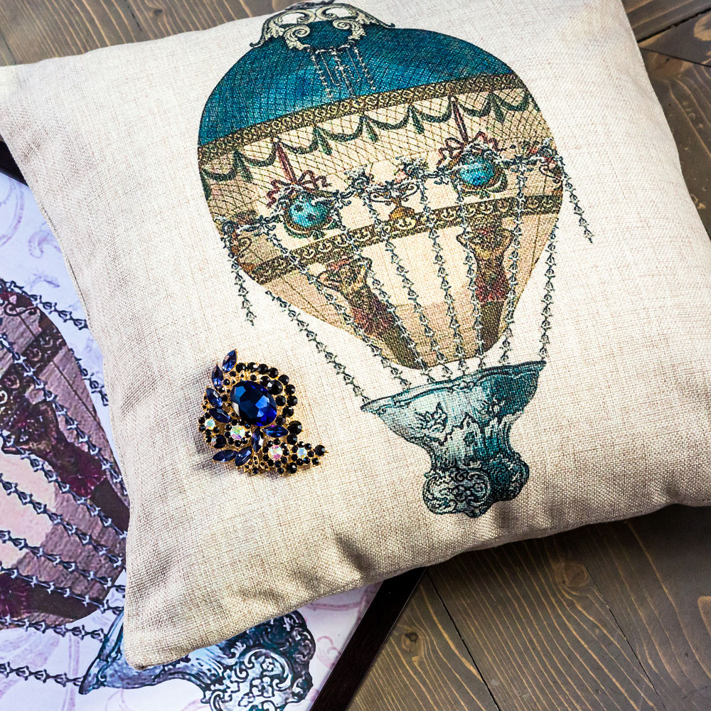 2718983 Интерьерная подушка «Монгольфьер», версия 2 Object Desire  - Вид №1