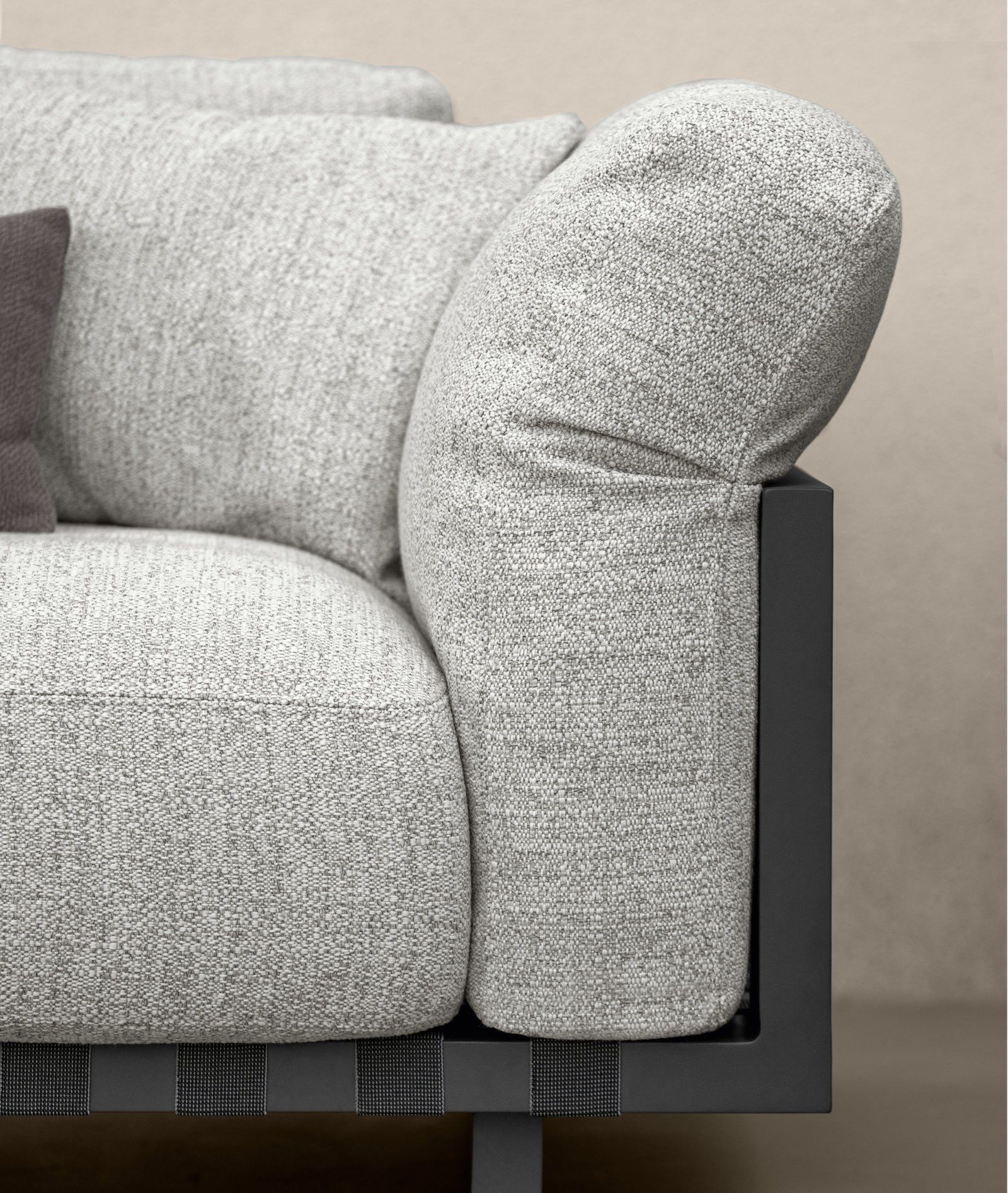 3-местный тканевый садовый диван Talenti Argo-alu ARCH-00144848 - Вид №3