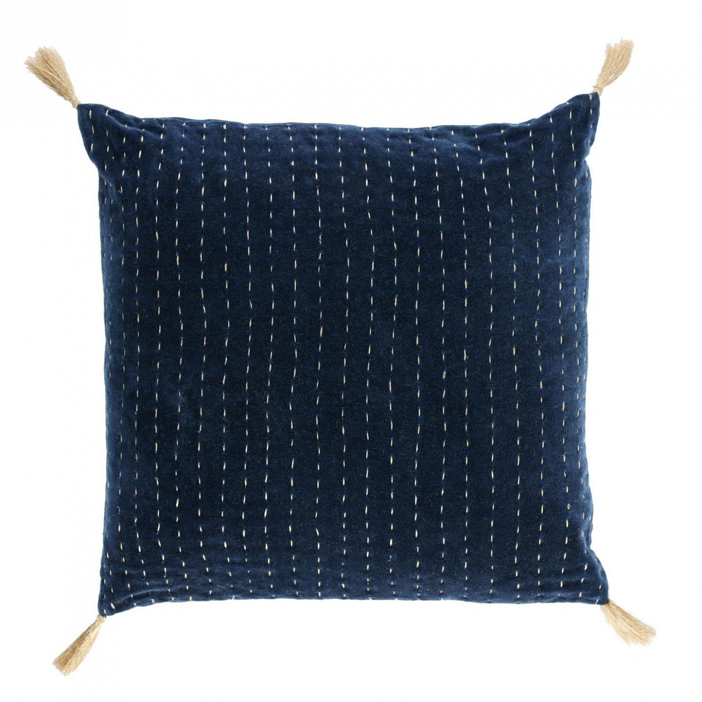 095752 Вельветовый чехол синий 45 x 45 см La Forma Berenice - Вид №1