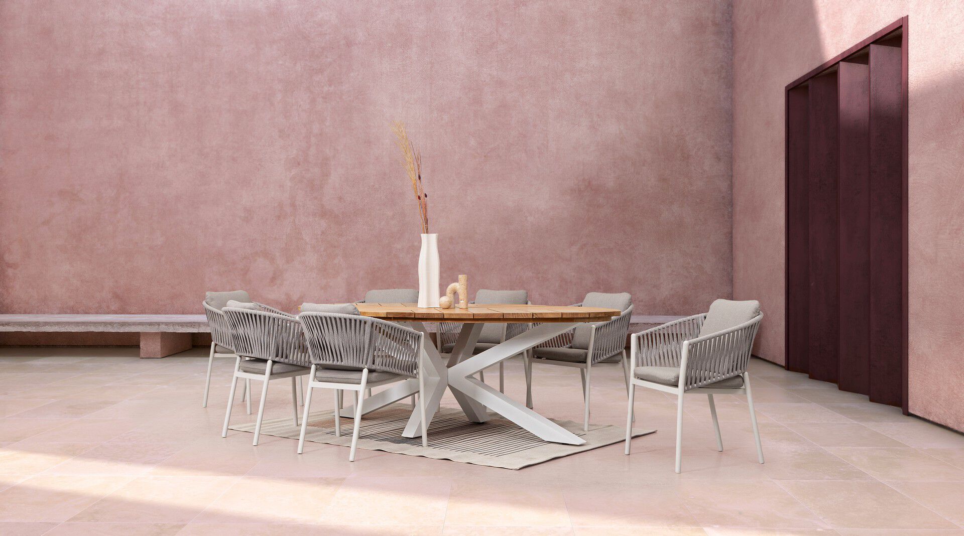 Штабелируемый садовый стул со встроенной подушкой BIZZOTTO Florencia ARCH-00069637 - Вид №16