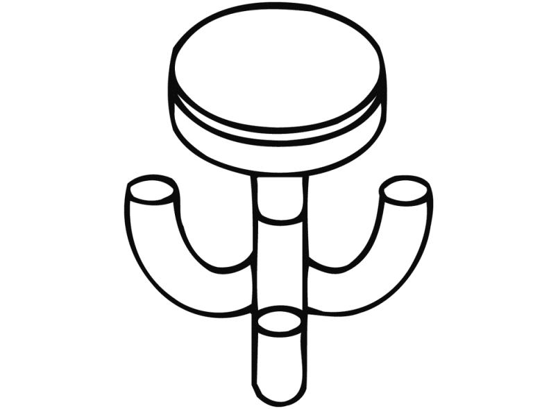 477.90.052 тройной крючок HEWI System 111 | Polyamid  - Вид №20