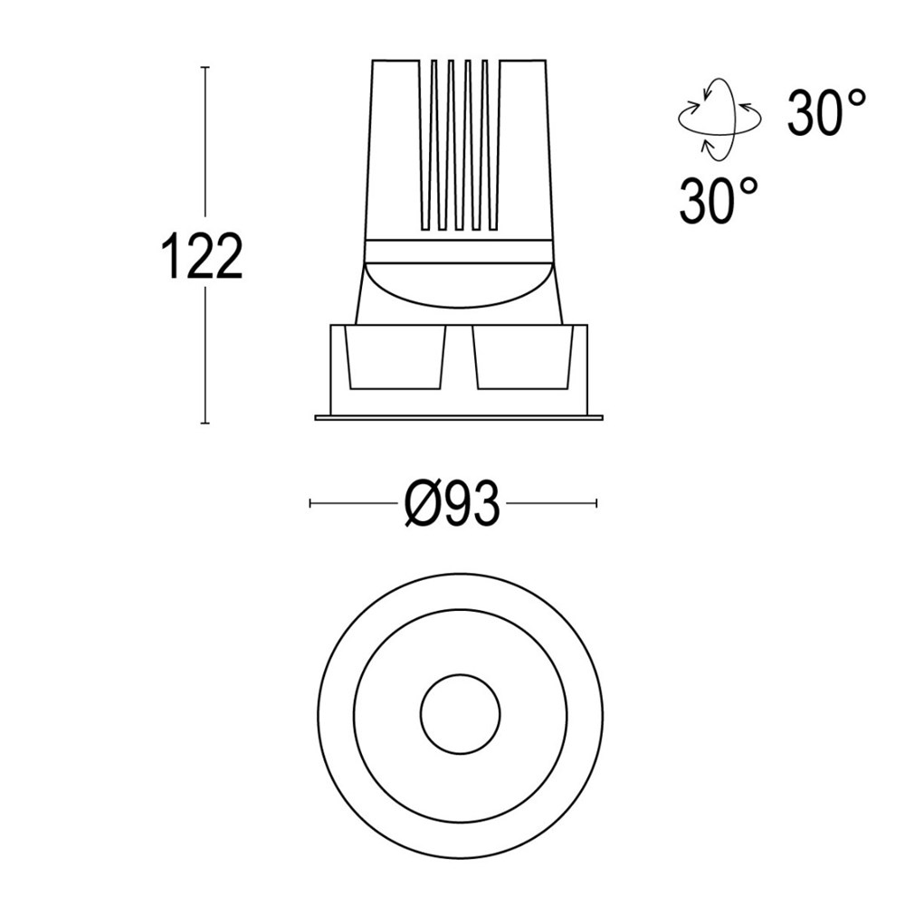 Comfort Evo Adjustable RD Frame Ghidini Comfort Evo RD .01 Белый (Матовый)  - Вид №1