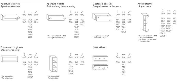 Lago Модульный буфет лакированный под дуб 36e8 sun-id-1442174 - Вид №1
