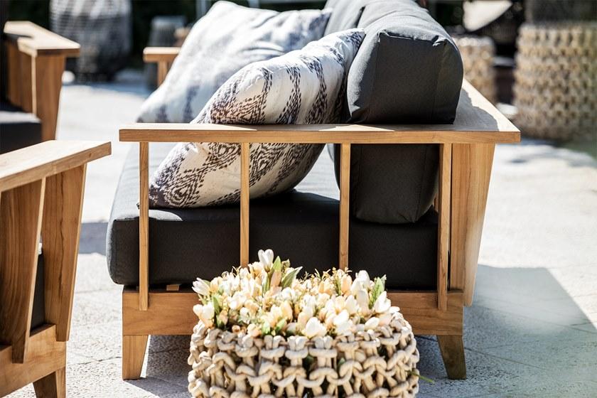 cbdesign 3-местный садовый диван из тика Meet you Tj 377 - Вид №3