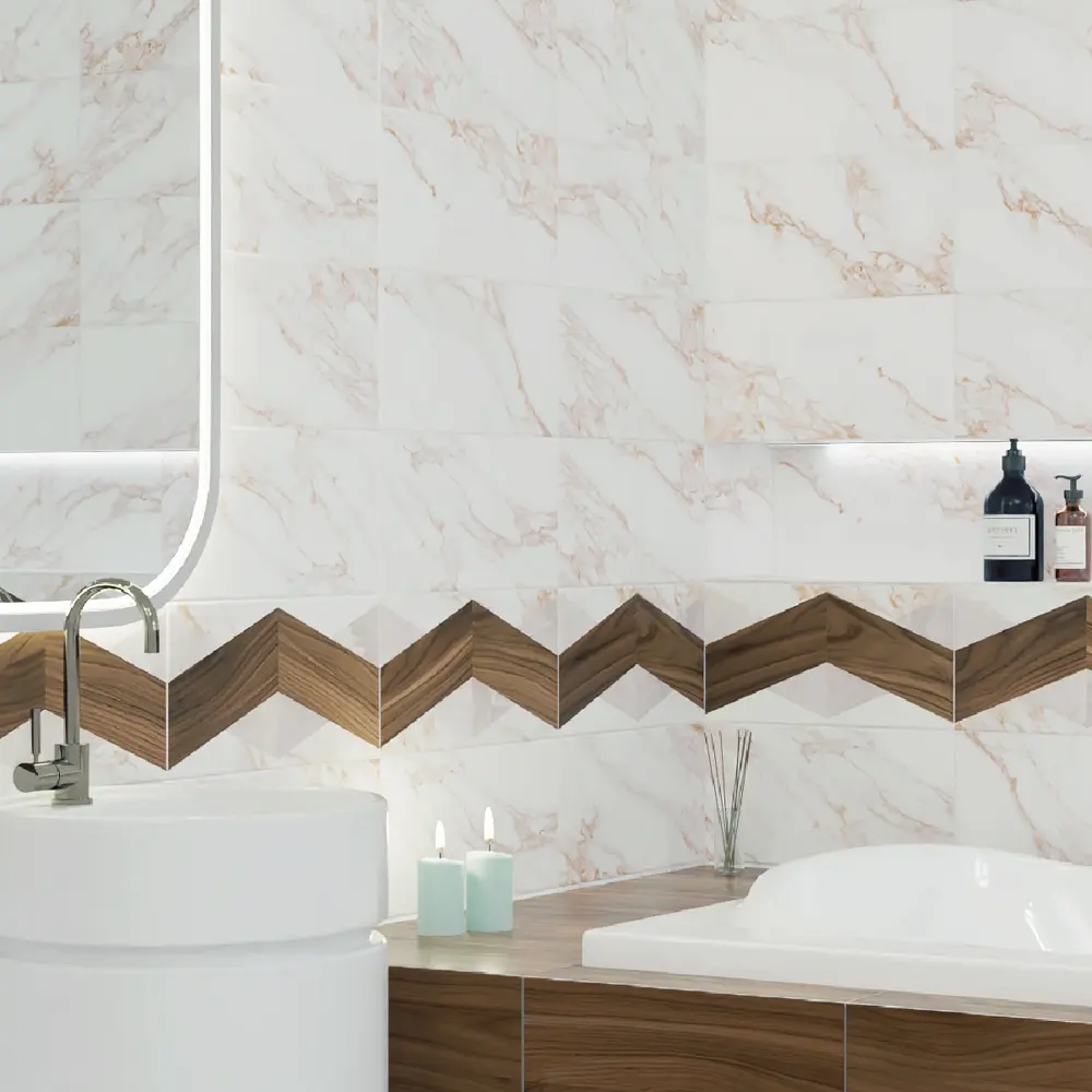 Плитка настенная Mersey Wood3 A0554V24103 20x40 см 1.6 м² матовая цвет микс Santreyd STLM-2169082