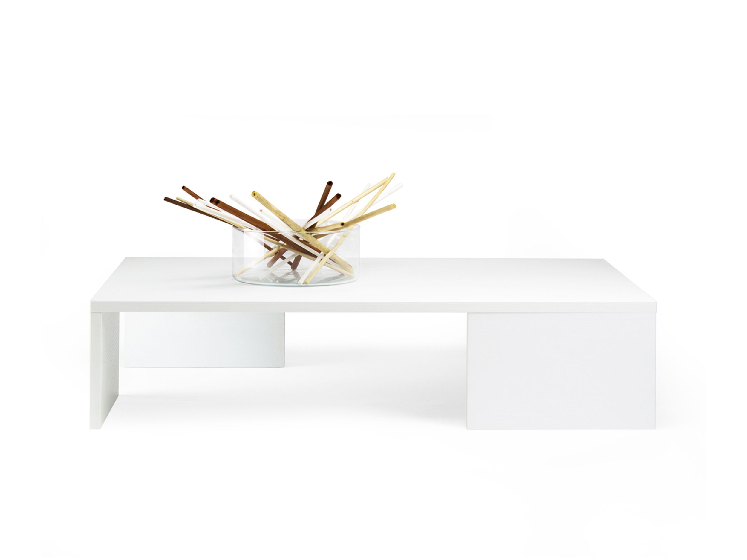 Низкий прямоугольный журнальный столик из меламиновой ткани Mobili Fiver Rachele ARCH-00088379 - Вид №1