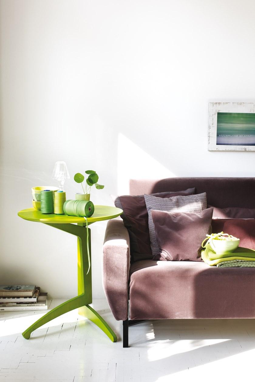 KARN Круглый деревянный журнальный столик Happy design 500-1 - Вид №2