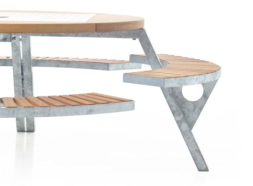 Extremis Стол для пикника со встроенными скамейками sun-id-1440690 - Вид №3