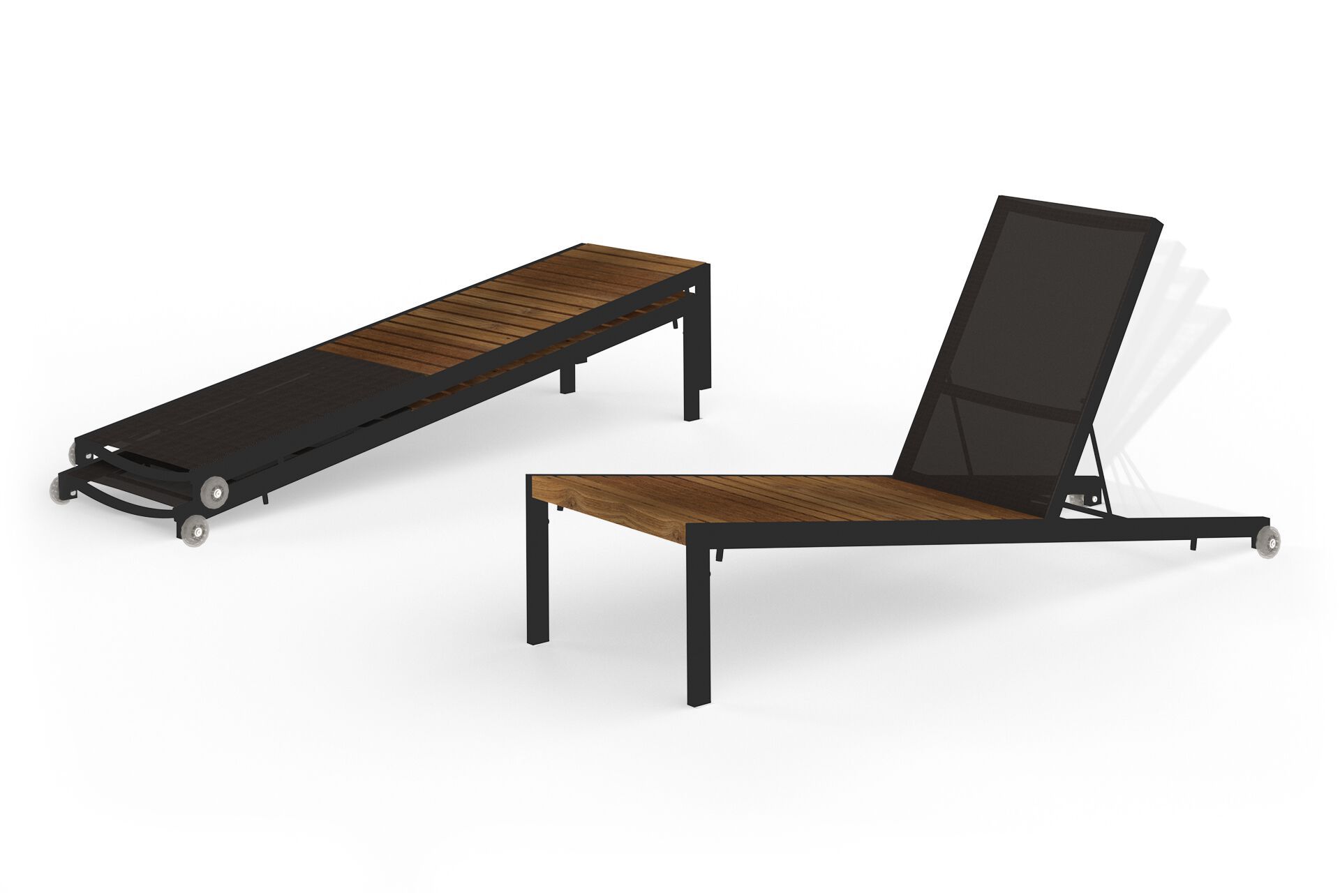 Штабелируемая Садовая кровать из тикового дерева и Batyline® MAMAGREEN ARCH-00115271 - Вид №1