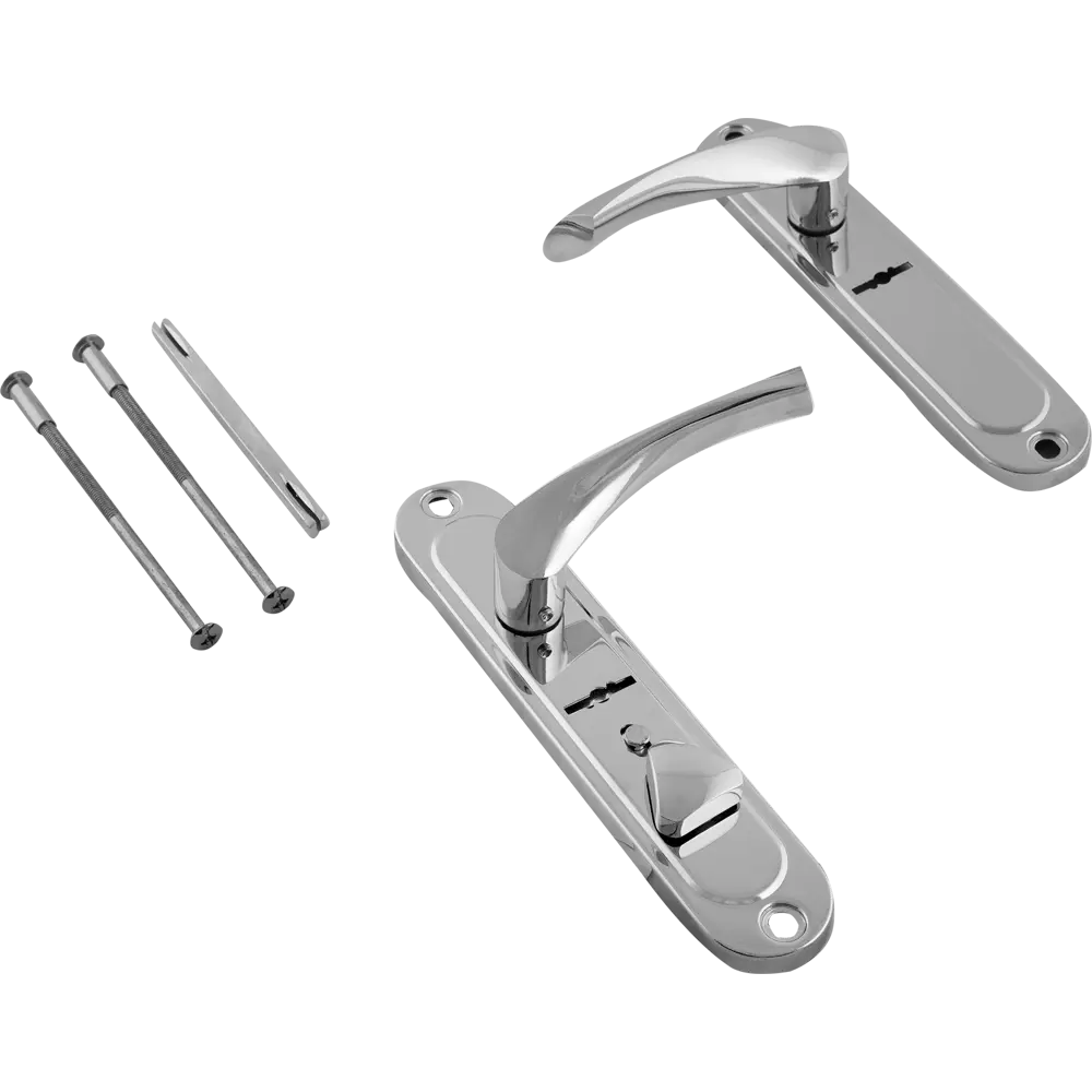 AVERS Дверная ручка на планке HP-42.0123 с PVD-покрытием 82259915 STLM-0023456 - Вид №1