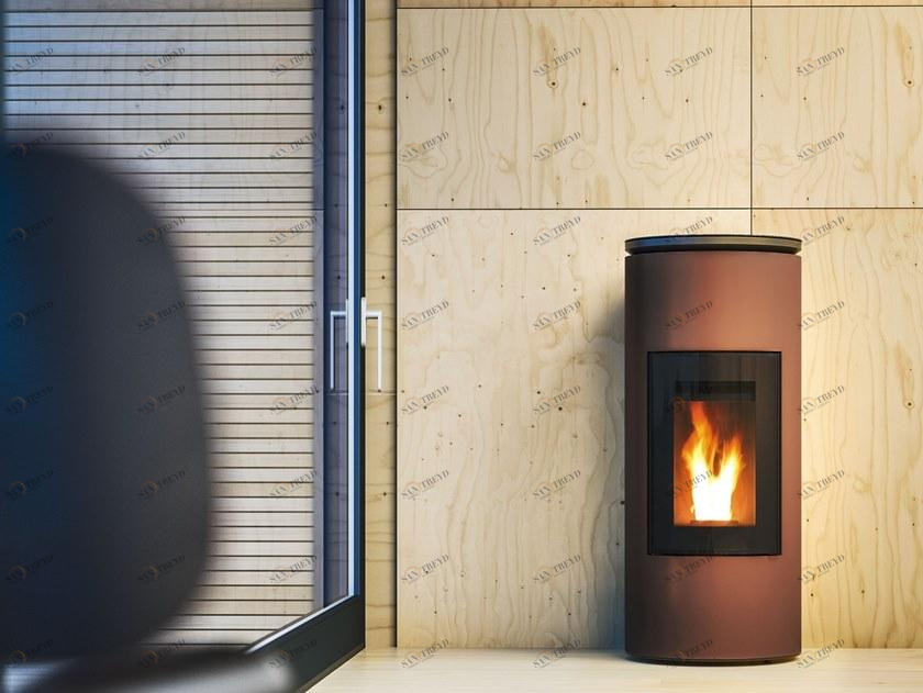 MCZ Пеллетная печь из стали с порошковым покрытием Pellet sun-id-1402512