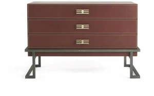 ETRO Home Interiors Комод из металла и кожи Kolkata E.kol.331.a