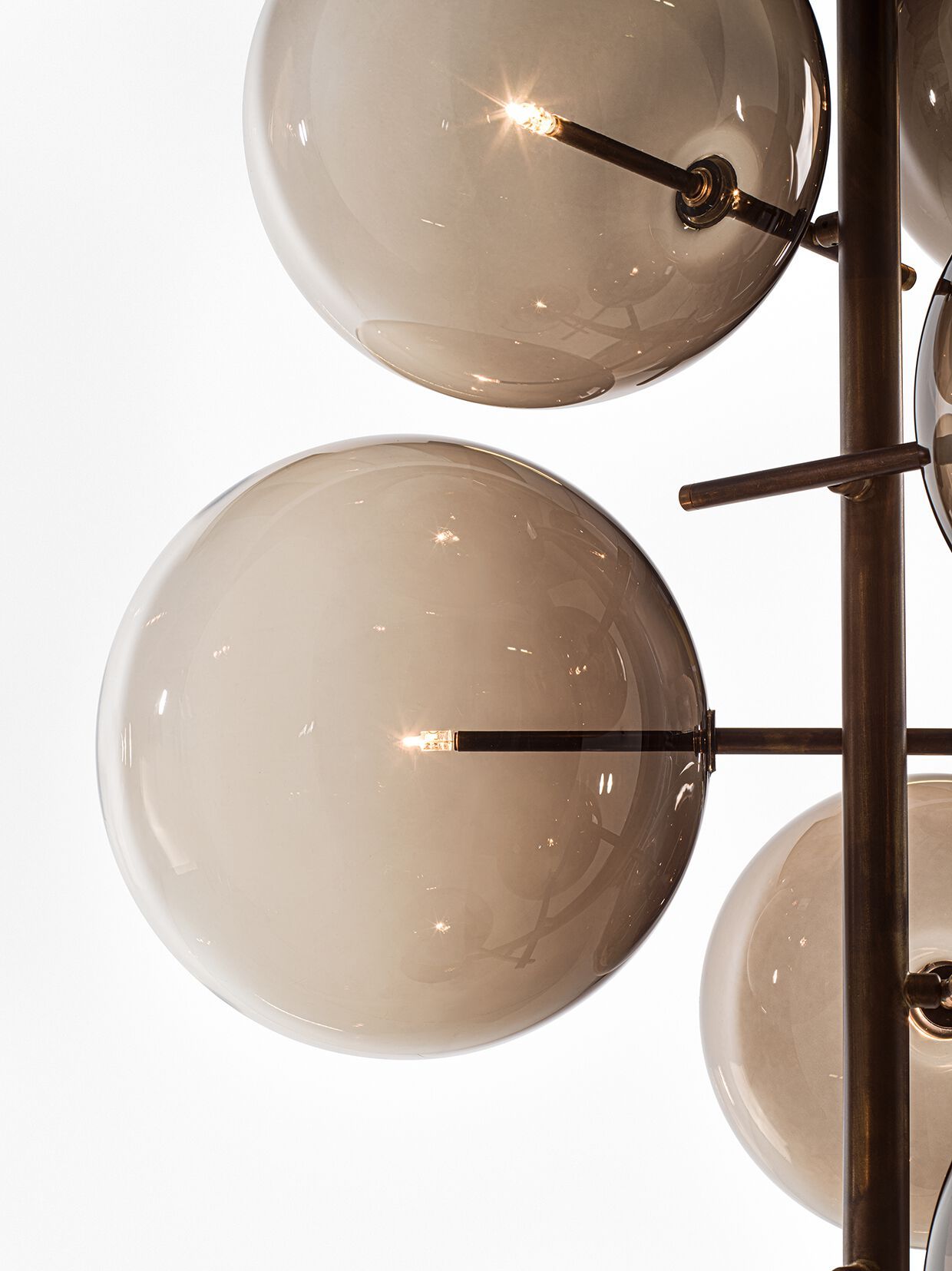 Выдувной Кристалл светодиодный торшер Gallotti&Radice пузыри ARCH-00077569 - Вид №7