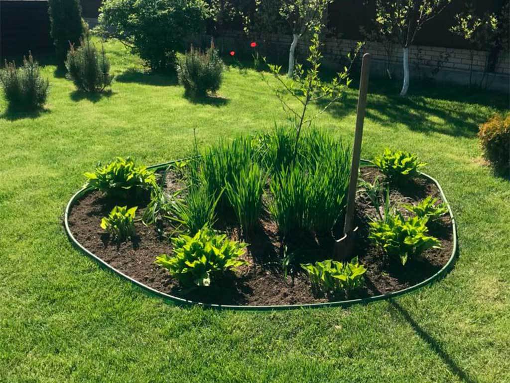 Садовый бордюр "Канта", чёрный ГеоПластБорд GPBST-46 - Вид №3