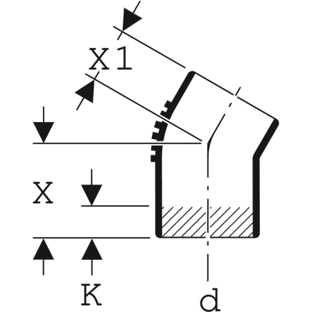 306.150.14.1 Отвод Geberit Silent-db20 Geberit  - Вид №10