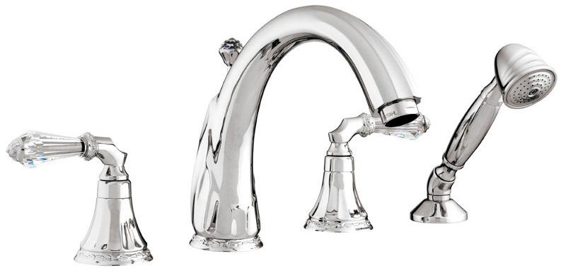 Bronces Mestre Комплект для ванны на 4 отверстия с кристаллами Swarovski® Adriatica sun-id-1371474 - Вид №2