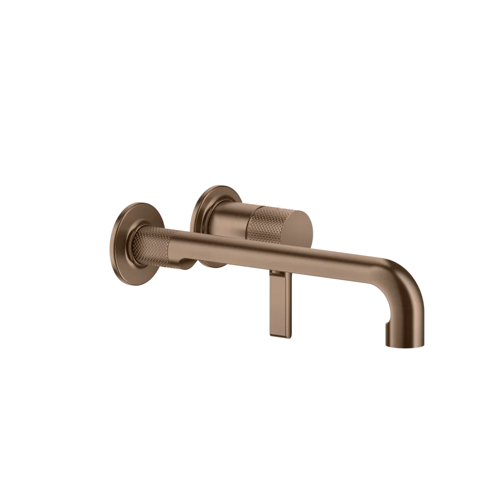 Смеситель для умывальника 58089 708 Gessi Inciso МЕДНЫЙ МАТОВЫЙ PVD 58089708