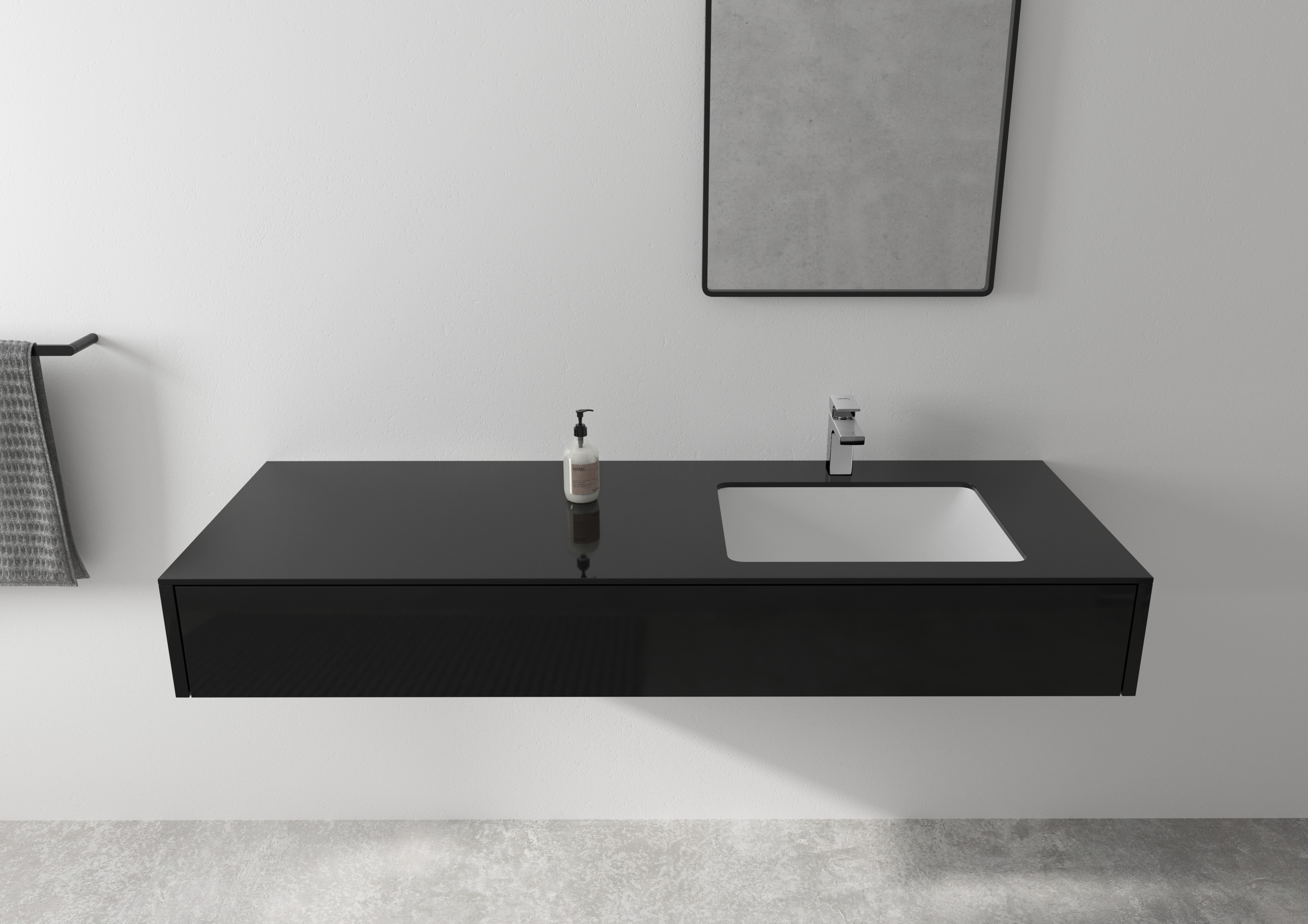 71561670 Vernis Shape Смеситель для раковины 100, однорычажный, со сливным гарнитуром Hansgrohe  - Вид №2