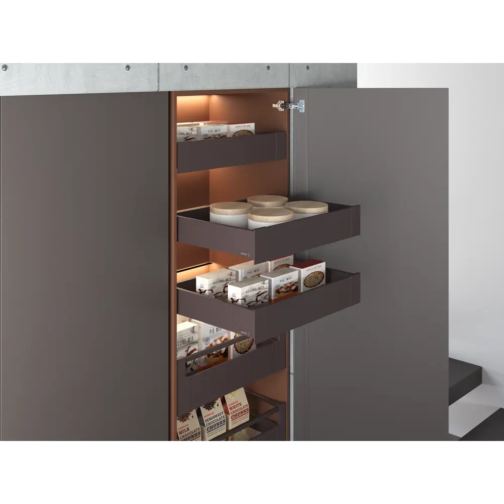 Панель для скрытого ящика Flowbox 36x11 см KONSENSA металл цвет антрацит 89446971 STLM-2111387 - Вид №11