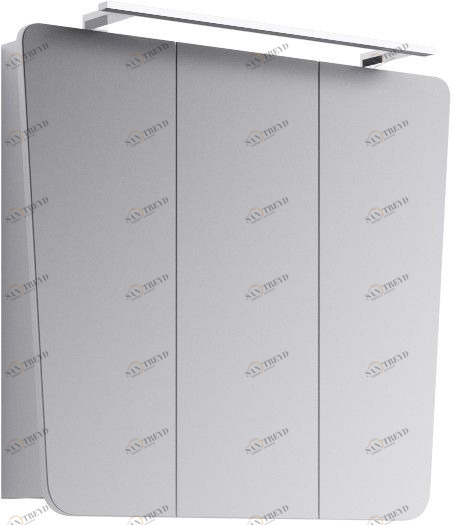 Simphony шкаф-зеркало со светильником, цвет белый, Sim.04.08/W AQWELLA Symphony sun-id-277819