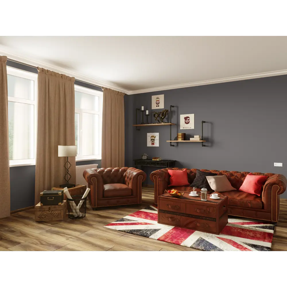 Краска для стен и потолков Trend Farbe цвет Маренго 1 л 81970752 STLM-2209989 Dufa  - Вид №3