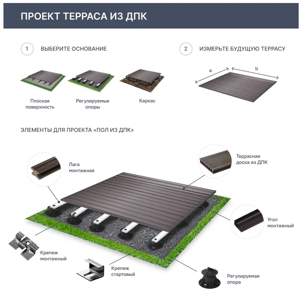 87036578 Террасная доска ДПК T-Decks цвет Графит 150x25x4000 мм двусторонняя вельвет/структура древесины 0.6 м² STLM-1515780  - Вид №10