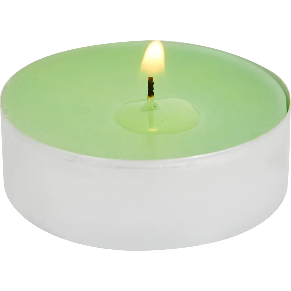 89369088 Набор чайных свечей ароматизированных Зеленое яблоко зеленый 10 шт. STLM-0813681 Santreyd  - Вид №1