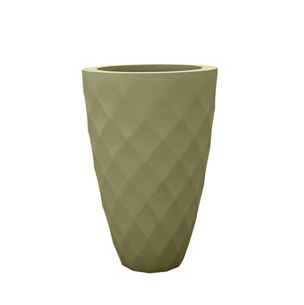 073121 Кашпо Nano матовое хаки 28см Vondom Vases - Вид №2