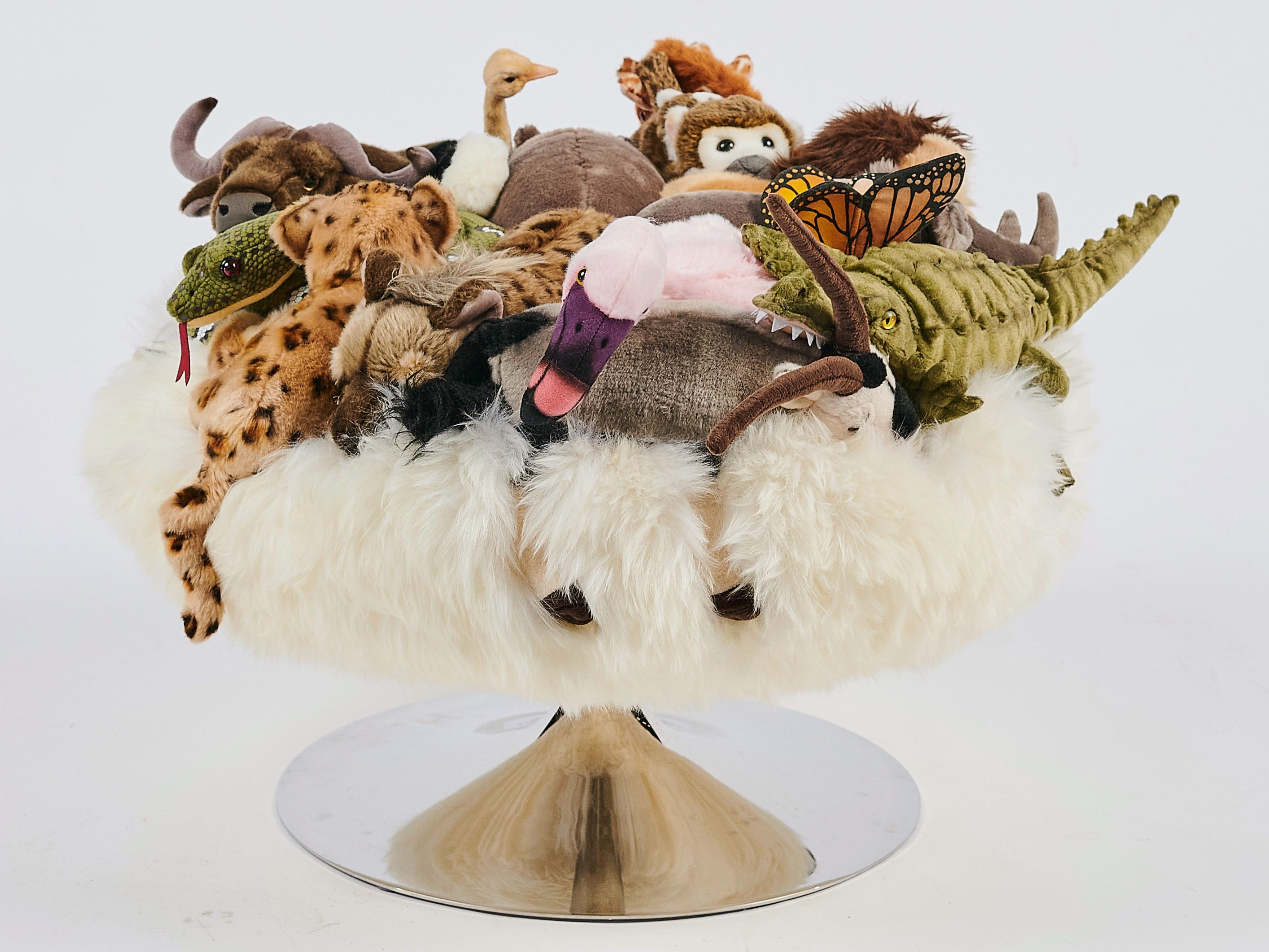 Полиэстер круглый пуф APCOLLECTION Африканское сафари ARCH-00037614 - Вид №2