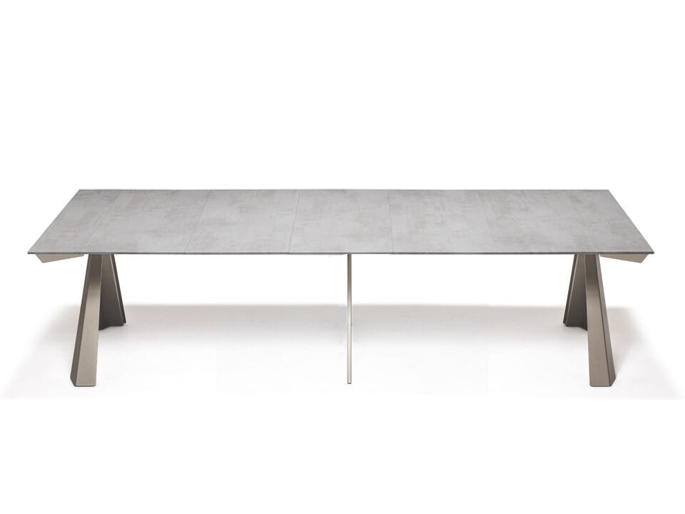 Выдвижная консоль из стали и дерева Cattelan italia CONVIVIUM ARCH-00123590 - Вид №2