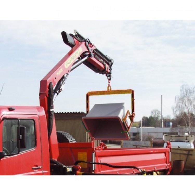 7740 СЕМО Гидравлическая загрузочная рама для контейнеров CEMO GRP Grit 700 л. Вес 120 кг 