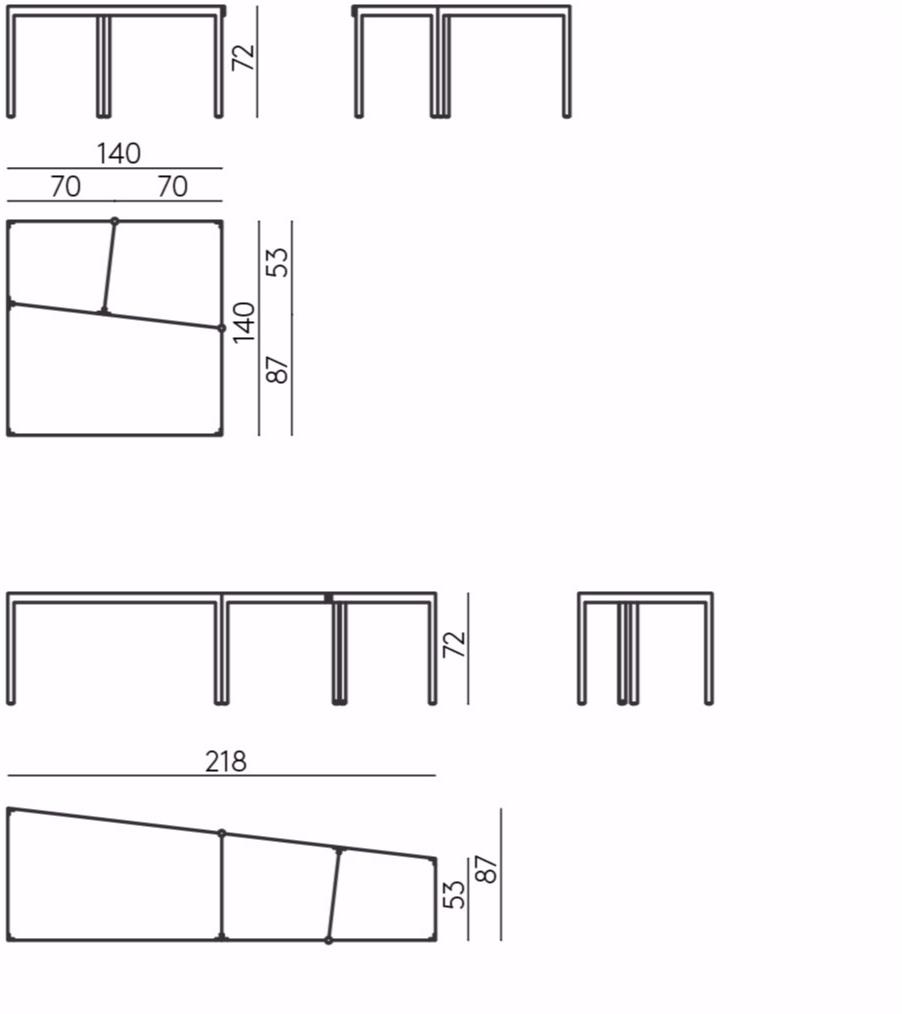 DE PADOVA Таблица переменной геометрии sun-id-1497539 - Вид №3