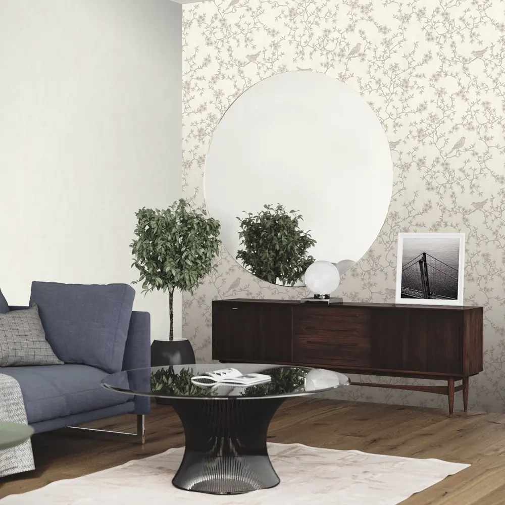 Обои флизелиновые Euro Decor Edem белые 1.06 м ED7165-00 84804534 STLM-2113168 - Вид №3