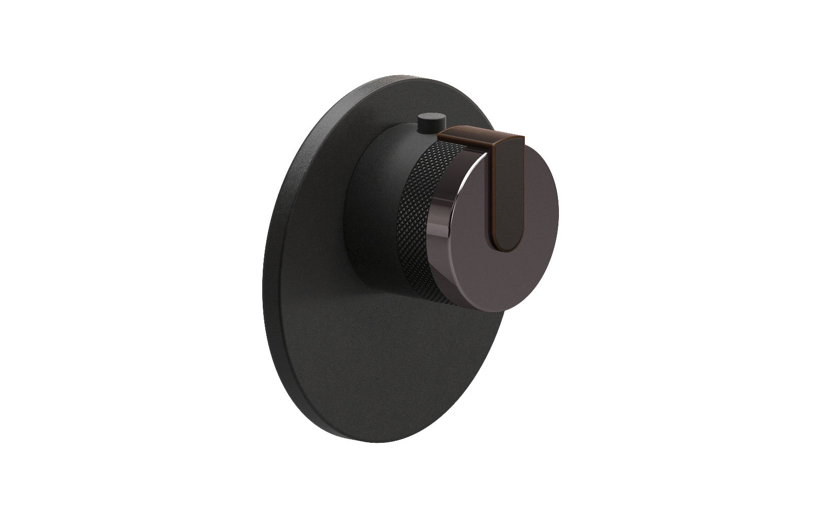 E-8027-R1OXE-L1OB-BK-T Термостатический переключатель 3/4-Внешняя часть GRAFF MOD+