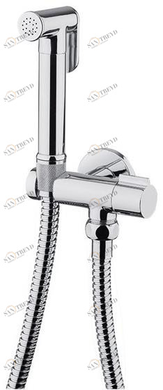 newform Настенный однорычажный смеситель для биде с ручным душем Set doccia 27722